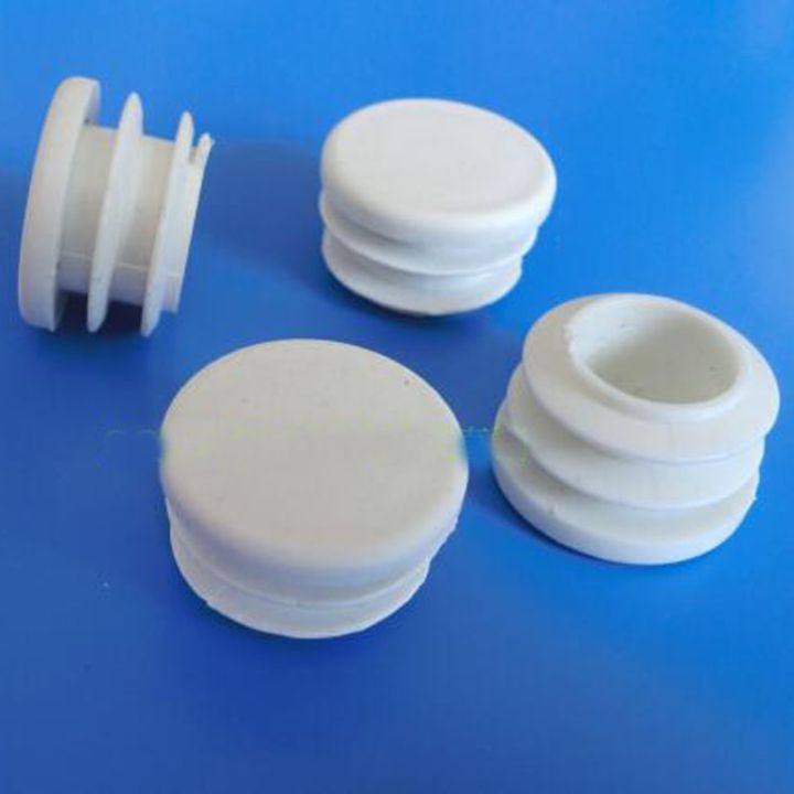 Diameter 16 19 22 25 32 38 50mm White Tube Plug Circular Pipe Plastic Plug Cap Cover Fittings 20pcs Pipe Fittings Accessories