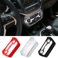 MOPAI ABS Car Air Condition Panel Decoration Cover Stickers for Jeep Cherokee 2014 Up Interior Console Accessories Car Styling