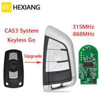 HE Xiang รีโมทคอนลรถสำหรับ BMW X5 X6 2006-2011 CAS3ระบบ Keyless Go 315เมกะเฮิร์ตซ์868เมกะเฮิร์ตซ์ชิป ID46อัพเกรด Promixity การ์ด