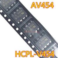 10ชิ้นใหม่เดิม AV454 SOP-8แพทช์ HCPLV454 A V454 HCPL-V454นำเข้า Optocoupler