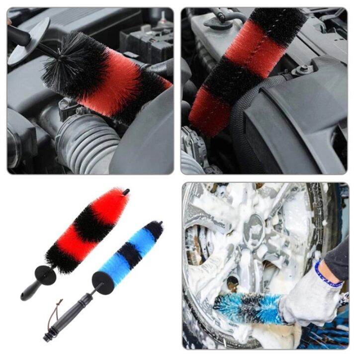 lengthen-car-clean-accessories-43cm-car-wash-brush-car-truck-motor-engine-grille-wheel-wash-brush-car-cleaning-tool