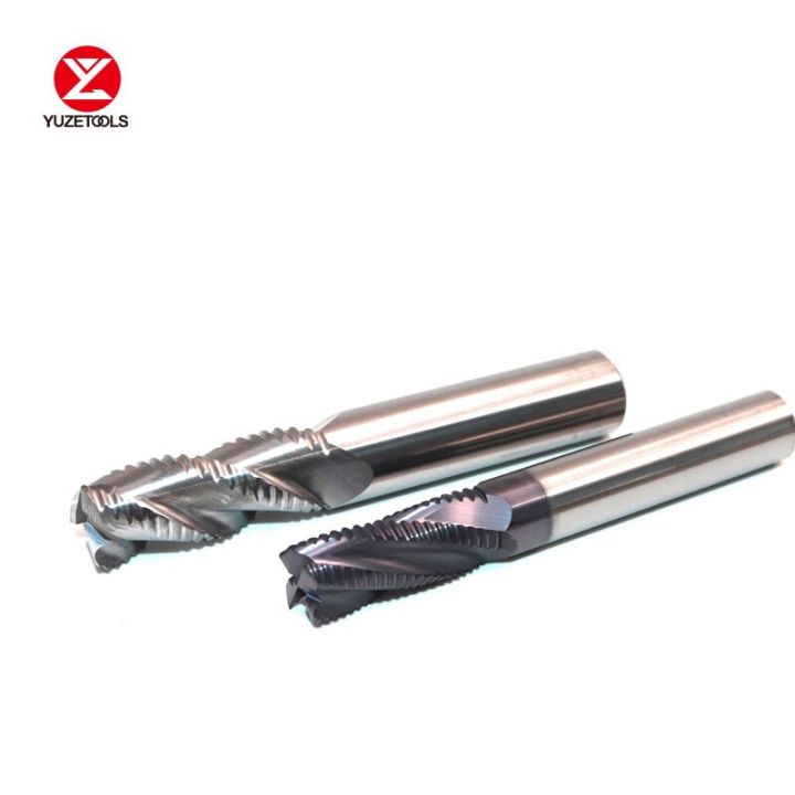 yuzetools-ดอกเอ็นมิลกลึงหยาบ-cnc-เครื่องมือหยาบคาร์ไบด์กัดตัดสําหรับเหล็กอลูมิเนียม