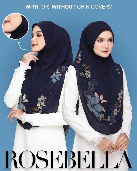 Jimmy Scarves : Rosebella Tudung Sarung Instant Berdagu Dan Tidak ...