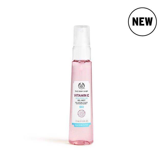 ️The Body Shop Vitamin E Skin Cooling Gel Mist 57 ml. [ ดูแล