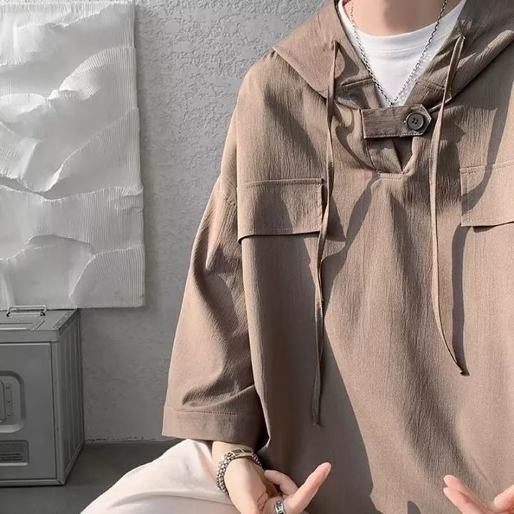 yii8yic-เสื้อ-hoodie-สีทึบ-แฟชั่นสไตล์เกาหลี-เสื้อสวย-ๆ