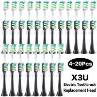 SOOCAS Replacement Toothbrush Head for X3U / X1 / X3 / X5 Sonic Electric Toothbrush Dupont Bristle Sealed Packed 4 20 Pcs