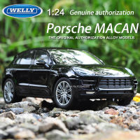 A124 Porsche Macan SUV รถของเล่นรุ่น Miniature Scale โลหะ Die Cast Alloy ของเล่น Static รถคอลเลกชันเด็กของขวัญของเล่น VehiclesM