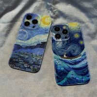 เคส iphone 消失的她李木子梵高海底星空菲林壳苹果14promax手机壳13艺术12/X