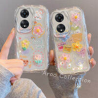 เคสโทรศัพท์ OPPO A18 A38 A58 A78 NFC 4G 5G เคส Phone Case ตุ๊กตาลูกบาศก์หลากสีเคสการ์ตูนเคสป้องกันเลนส์กันกระแทกฝาครอบนิ่ม2023