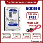 Ổ cứng HDD WD Blue 500GB 3.5 - Tặng cáp Sata 3 - Bảo hành 3 tháng
