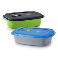 Tupperware กล่องอาหารกลางวัน ทรงสี่เหลี่ยมผืนผ้า 1 ลิตร (1 ชิ้น)