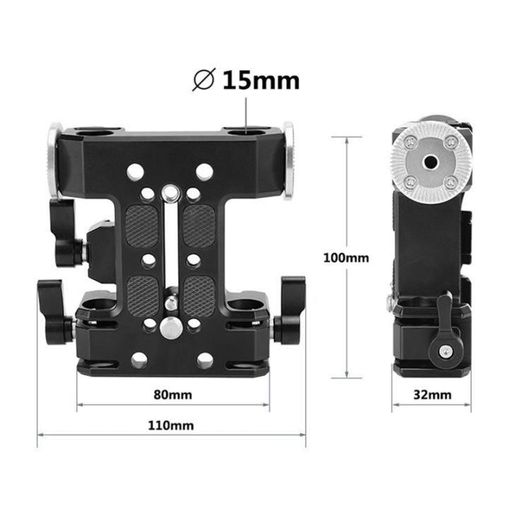 10-inch-dovetail-plate-and-qr-baseplate-with-double-15mm-rod-adapter-amp-replacement-accessories-arri-rosette-connections-for-dslr-camera