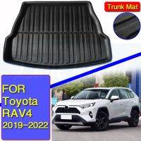 ถาดซับในรองเท้าบูท Error สำหรับ Toyota RAV4 2019 ~ 2022 XA50ถาดพรมปูพื้นสัมภาระพรมกระโปรงหลังรถกันน้ำได้ทุกสภาพอากาศ