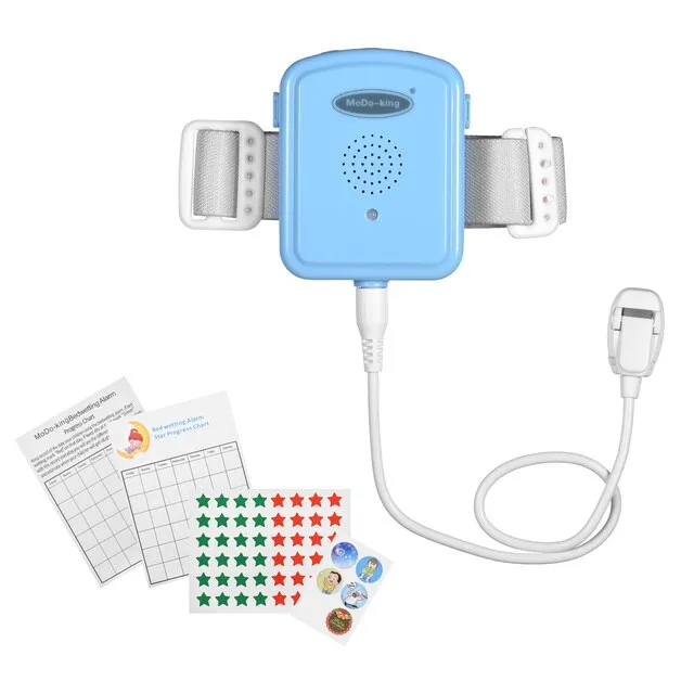 3ประเภท Bedwetting Alarm Enuresis Alarm พร้อมเสียงเบาและการสั่นสะเทือน3โหมด Volume Music Control