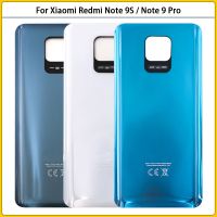 For Xiaomi Redmi Note 9S 64MP Battery Back Cover 3D Glass Panel Rear Door For Redmi Note 9 Pro Housing Case Camera Lens Replace