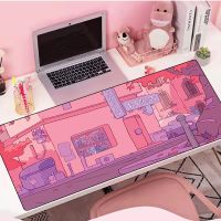 Pink Large Mouse Pad Cartoon Rubber Mat Gamer Keyboard Pads Pc Accessories Deskmat Gaming Desk Protector Anime Cute Mousepad