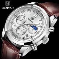 【HOT】 New Men 30ATM Wristwatches Chronograph reloj hombre