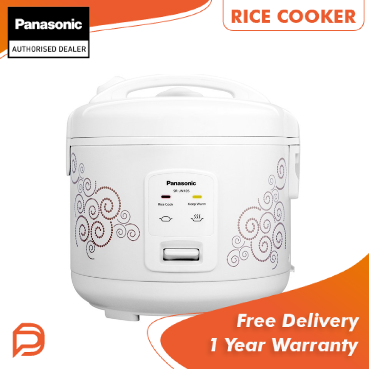 Panasonic SRJN105 Rice Cooker 1L Rice/Porridge 1 Year Warranty