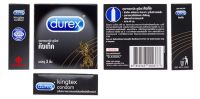 Durex Kingtex Condom ดูเร็กซ์ ถุงยางอนามัย คิงเท็ค ผิวเรียบ ขนาด 49 มม.3 ชิ้น