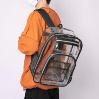 Multifunctional Transparent PVC School Bag Bookbag Large Capacity Clear Female Backpacks Teenager College backpack Gym Backpacks