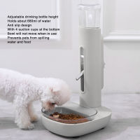 Auto Pet Water Dispenser Bowl 680ml Dog Standing Water Dispenser Bowl 4 Suction Cups for Dogs