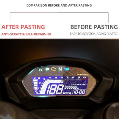 Motorcycle Speedometer TPU Scratch Proof Protection Film Dashboard Screen Instrument Film For Honda CB190