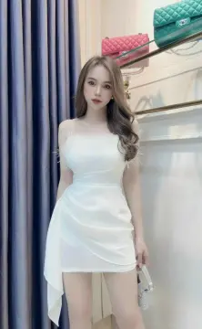 Váy cúp ngực lông vũ  Ren Lee Design