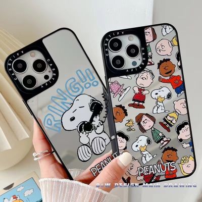 ¤ Casetify เคสโทรศัพท์มือถืออะคริลิคแข็ง แบบนิ่ม ลายการ์ตูนสนูปปี้ และเพื่อนรัก กันกระแทก สําหรับ iPhone 13 12 11 Pro MAX XR IX XS MAX 7 8 Plus