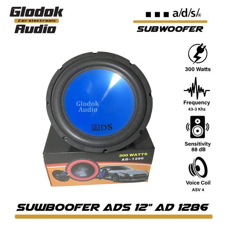 Subwoofer ADS AD 1286 12 inch Lazada Indonesia