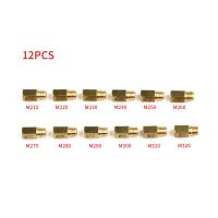 12pcs/set Carburetor Hex Type Main Jets 5.2x0.75mm Thread 6mm Head For MIKUNI VM/TM/TMX RX100 AX100 TM24 27 28 Injector Nozzle Fuel Injectors