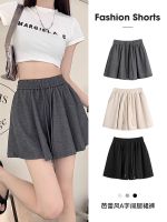 卐✒ Ballet style shorts for women summer 2023 new loose sports casual skirt pants elastic high-waisted A-line wide-leg hot pants