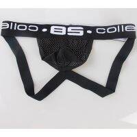 BS y Bikini Underwear Jockstrap Low waist Men Mesh Breathable Underpants U Pouch BS139