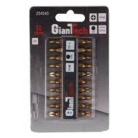 SuperSales - X1 ชิ้น - GIANT ระดับพรีเมี่ยม TECH ชุดดอกไขควงสี่แฉก 2 หัว PH0 x 50 รุ่น 254040 ขนาด 2 นิ้ว สีทอง ส่งไว อย่ารอช้า -[ร้าน CHADTRATHANANz จำหน่าย อุปกรณ์งานช่างอื่นๆ ราคาถูก ]