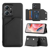 เคสโทรศัพท์สำหรับ Xiaomi Poco X5 5G Poco X5 Pro 5G POCO C55 POCO M4 PRO 5G POCO M3 Pro 5G กระเป๋าสตางค์พร้อมช่องเสียบบัตรแบบมีขาตั้งหนังเจ้าของบัตร PU