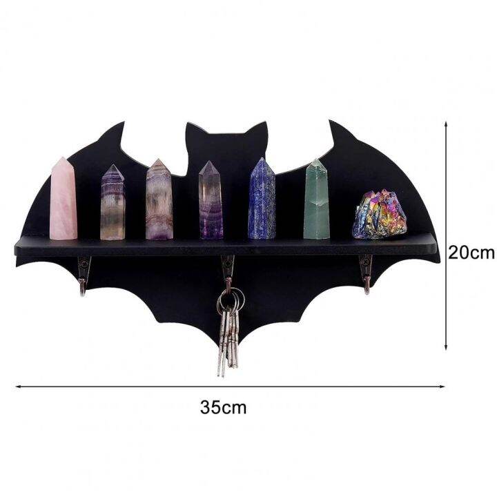 cc-bat-shelf-multi-functional-gothic-spooky-storage-rack-wall-floating-holder-supplies