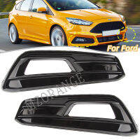 กันชนหน้าสำหรับ Ford Focus ST 2015-2018ฝาครอบไฟตัดหมอกกระจังหน้าไฟตัดหมอกไฟหน้าที่ครอบคลุมรูกรอบอุปกรณ์เสริมชิ้นส่วนรถยนต์