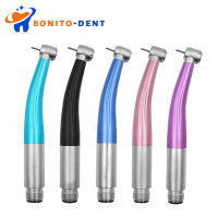 24หลุมที่มีสีสันเงา Handpiece LED ปุ่มกด Handpiece ความเร็วสูงด้วย5สเปรย์น้ำ