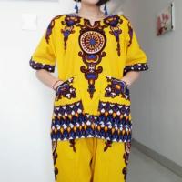 ❡△▼  African drum stage performance clothing for men and women of Indian national adult children loose 7 minutes of pants suit Thai garment