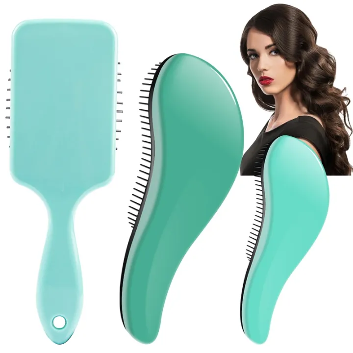 A Hot】 Anti-knot Air Cushion Hair Combs Green Hair Brush Women Scalp Hair  Care Healthy Massage Comb Curly Detangler Hairdresser Tool | Lazada PH