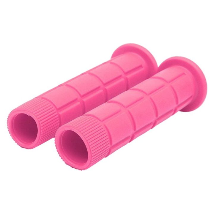 1-pair-bicycle-handle-set-mushroom-grips-bmx-for-boys-and-girls-bikes-pink