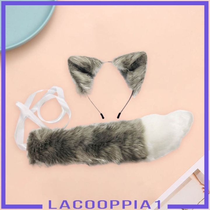 lacooppia1-faux-cat-ears-hair-clip-ry-wolf-fox-tail-halloween-bell-headband-hairpin-cosplay-set