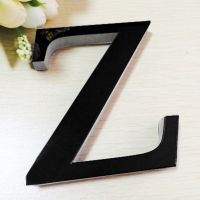 【hot】◎  26 Letters Mirror Wall Sticker Alphabet Wedding Name Design Crafts Standing Ornaments