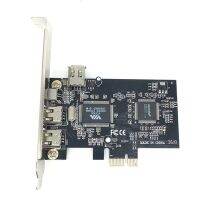 PCI-E 1X IEEE 1394A 4 Port(3+1) Firewire Card Adapter for Desktop PC A06 21 Replacement Spare Parts Accessories