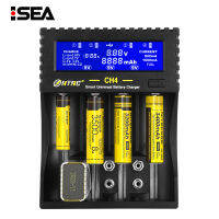 HTRC 4ช่องเครื่องชาร์จแบตเตอรี่ LCD Smart Charger สำหรับ Li-Ion Li-Fe Ni-MH Ni-CD Aaaaa 266506F22163409V 18650เครื่องชาร์จแบตเตอรี่