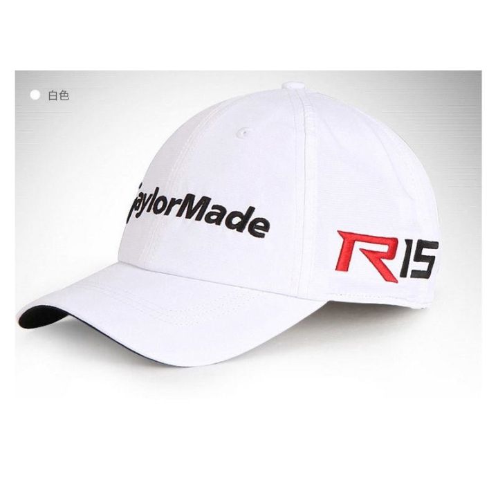 mens-g-olf-cap-r15-series-ball-cap-quick-drying-thin-white-b11002-authentic