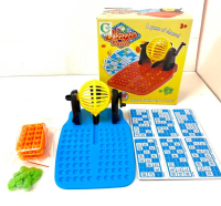 เกมส์บิงโก บิงโกมือหมุน Bingo Playset 90ตัวเลข 48แผ่นบิงโก คละสี