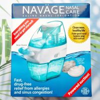 อุปกรณ์ล้างจมูก พลังดูด Nasal Care Saline Nasal Irrigation Powered Suction, Includes 20 SaltPod Capsules รุ่น SDG-2 (NAVAGE®) ไซ นัส หวัด ภูมิ แพ้