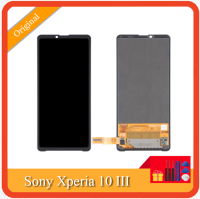 จอแสดงผลของแท้สำหรับ Sony Xperia 10 III อะไหล่หน้าจอสัมผัส LCD SO-52B SOG04 XQ-BT52 A102SO Digitizer Assembly