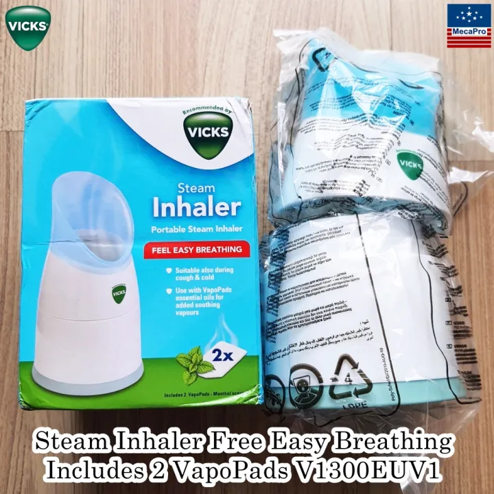 Vicks® Steam Inhaler Feel Easy Breathing Includes 2 VapoPads V1300EUV1