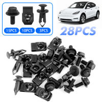 28Pcs รถเครื่องยนต์ภายใต้ฝาครอบ Splash Shield Guard Body Bolt U-Nut คลิป Fastener สำหรับ Honda Infiniti G35 Nissan 370Z